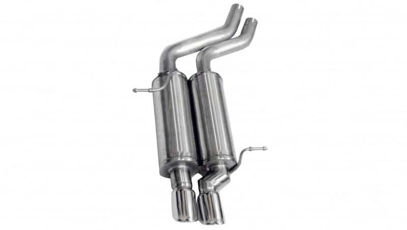 Corsa 01-06 BMW 325i/ci Convertible E46 Polished Sport Axle-Back Exhaust - Eaton Motorsports