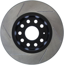 Load image into Gallery viewer, StopTech Power Slot Volkswagen GTI Rear Left Slotted Rotor - Eaton Motorsports