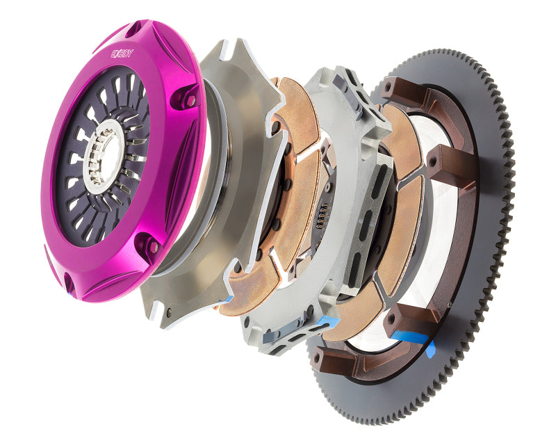 Exedy 2004-2014 Subaru Impreza WRX STI H4 Hyper Twin Cerametallic Clutch Sprung Disc Pull Type - Eaton Motorsports