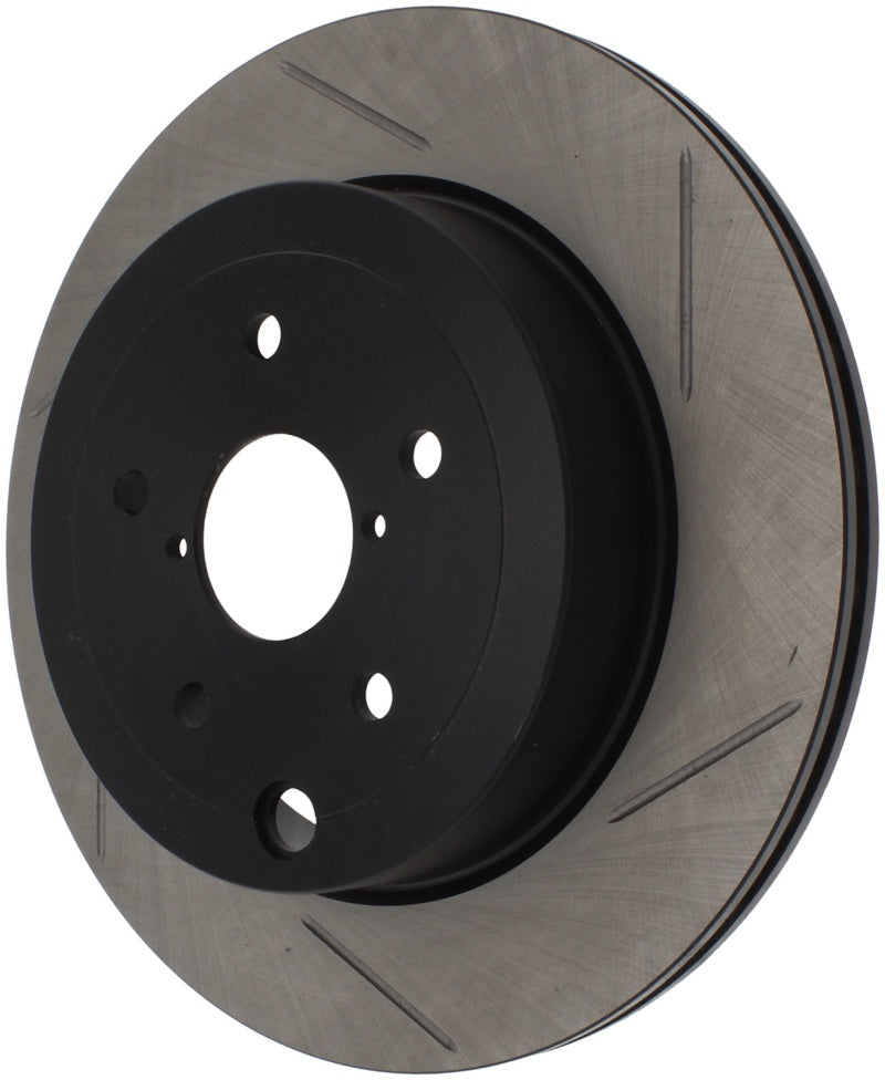 StopTech Power Slot 08-10 Subaru Impreza STi Rear Right Slotted Rotor - Eaton Motorsports
