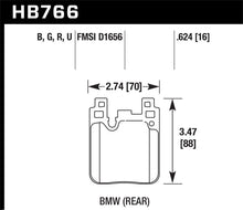 Load image into Gallery viewer, Hawk BMW DTC-60 Race Rear Brake Pads - Eaton Motorsports