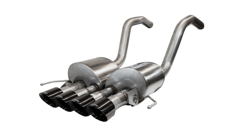 Corsa 2014-2019 Chevrolet Corvette C7 Z06 6.2L 2.75in Xtreme Axle-Back w/ Dual NPP & Quad Black Tips - Eaton Motorsports