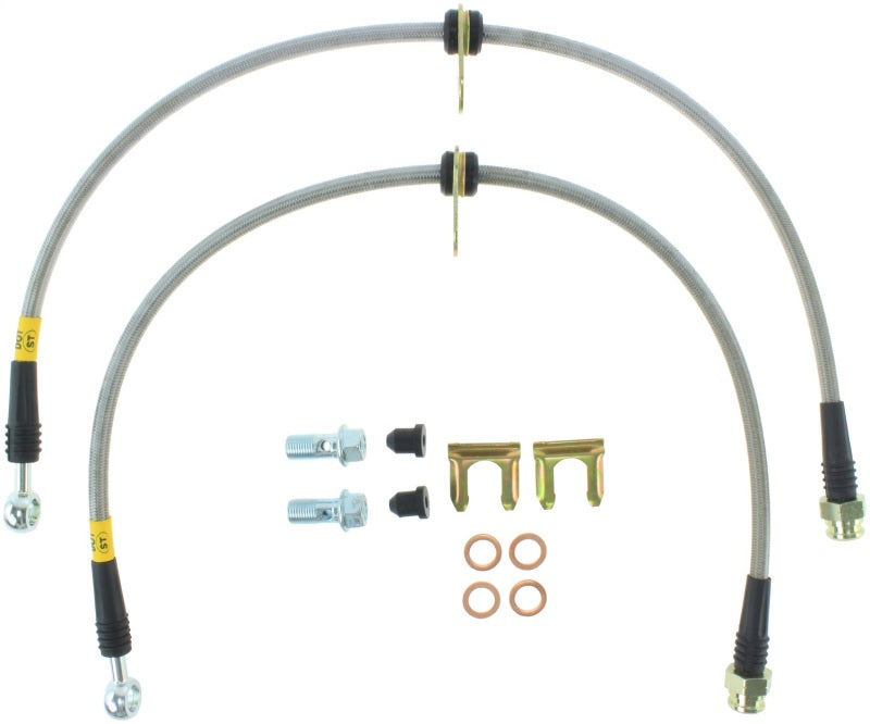 StopTech 13 Scion FR-S / 13 Subaru BRZ Front Stainless Steel Brake Lines - Eaton Motorsports