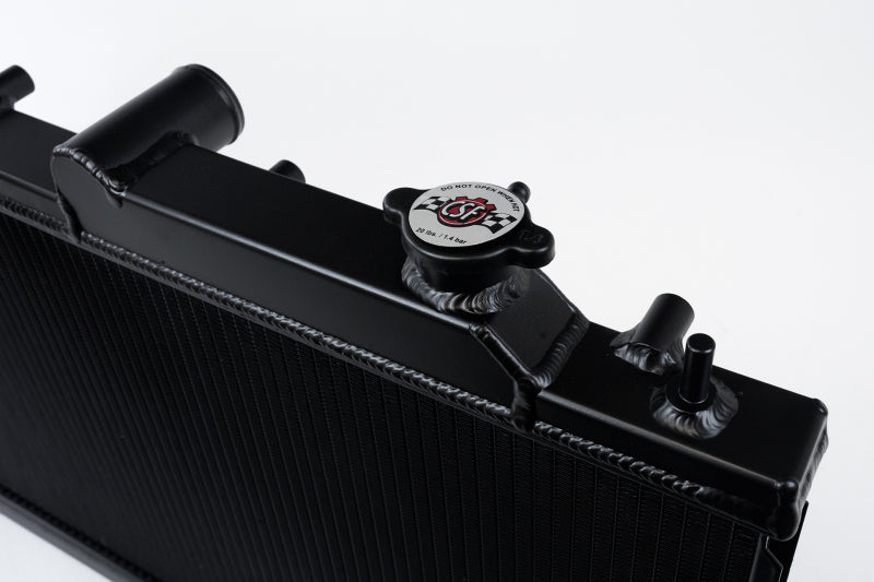 CSF 08-15 Subaru Impreza WRX/STI 1-Row 31mm High-Performance Aluminum Radiator - Black - Eaton Motorsports