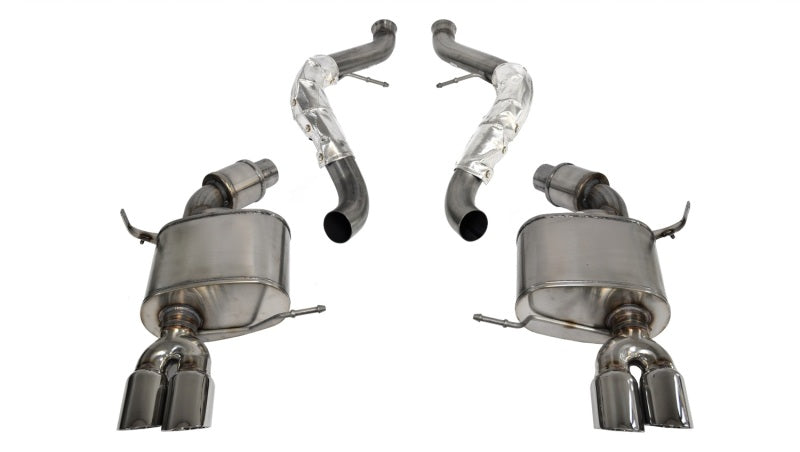 Corsa 08-12 BMW M3 E90 Polished Sport Cat-Back Exhaust - Eaton Motorsports
