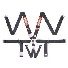 Load image into Gallery viewer, RaceQuip Black SFI CAMLOCK 6pt PU Lap Seat Belt - Eaton Motorsports