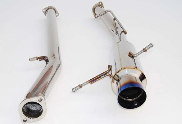 Invidia 02-07 WRX/STi 76mm N1 RACING Stainless Steel Tip Cat-back Exhaust - Eaton Motorsports