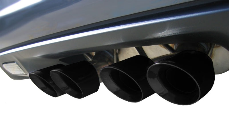 Corsa 06-13 Chevrolet Corvette C6 Z06 7.0L V8 Black Sport Cat-Back Exhaust - Eaton Motorsports