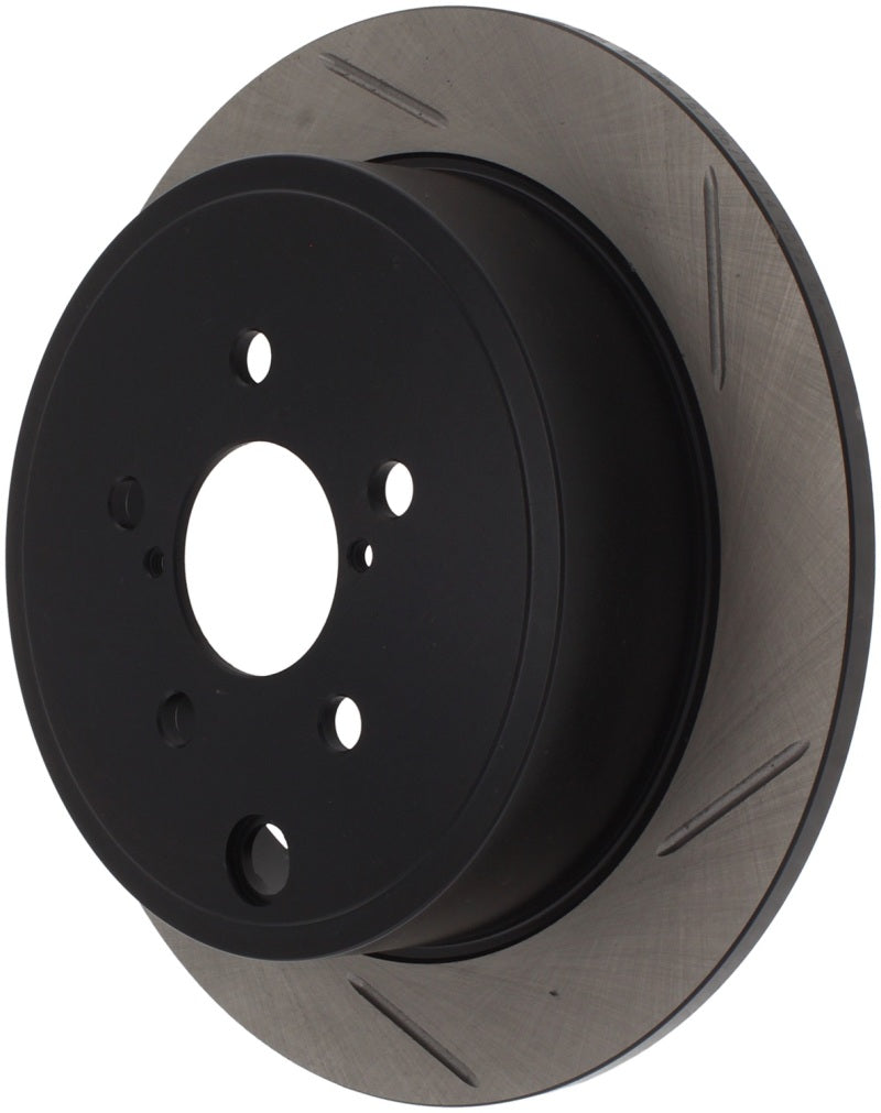 StopTech Power Slot 08-10 WRX Rear Left Slotted Rotor - Eaton Motorsports