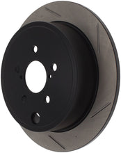 Load image into Gallery viewer, StopTech Power Slot 08-10 WRX Rear Left Slotted Rotor - Eaton Motorsports