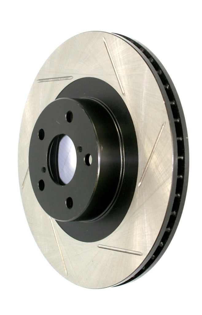 StopTech Power Slot Volkswagen GTI Rear Left Slotted Rotor - Eaton Motorsports