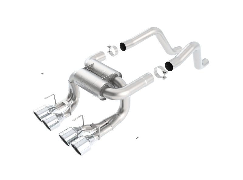 Borla 06-12 Chevrolet Corvette Z06/ZR1 6.2L/7.0L 8cyl Aggressive ATAK Exhaust (rear section only) - Eaton Motorsports