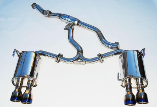 Invidia 11+ STI/WRX Sedan Only 76mm Q300 Titanium Tip Cat-back Exhaust - Eaton Motorsports