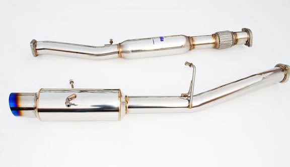 Invidia 02-07 WRX/STi 76mm N1 REGULAR Titanium Tip Cat-back Exhaust - Eaton Motorsports