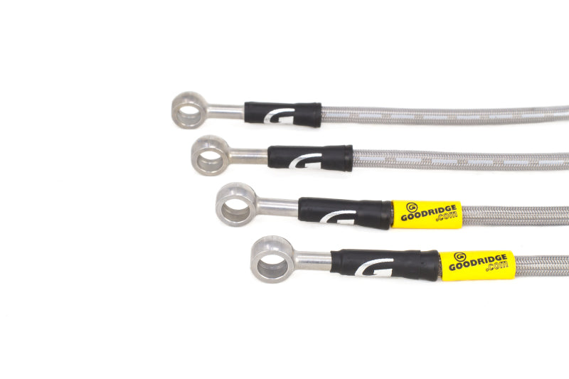 Goodridge 08-14 Subaru Impreza STi w/ Brembo Calipers Stainless Steel Brake Lines Kit - Eaton Motorsports