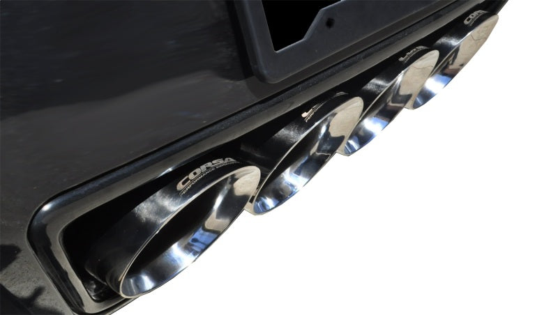 Corsa 2015+ Chevrolet Corvette C7 Z06 2.75in Dual Rear Xtreme Cat-Back Exhaust w/ Quad Polished Tips - Eaton Motorsports