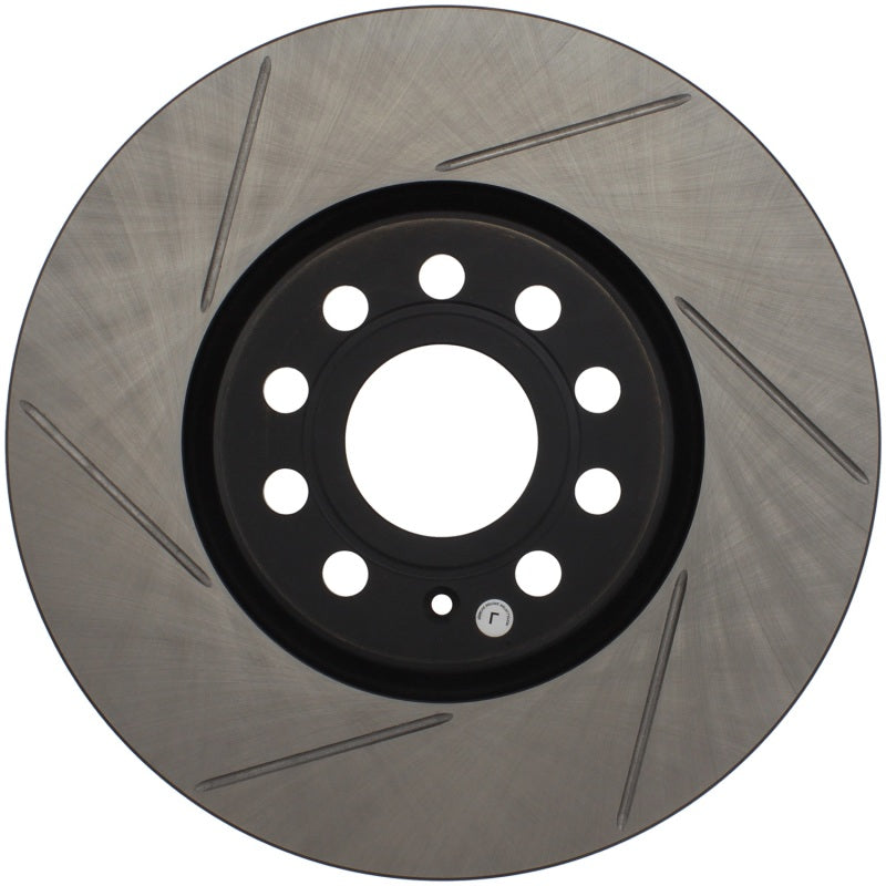 StopTech Power Slot 06-10 Audi A3 / 08-10 TT / 06-09 VW GTI Mlk V/Passat Right Front Slotted Rotor - Eaton Motorsports