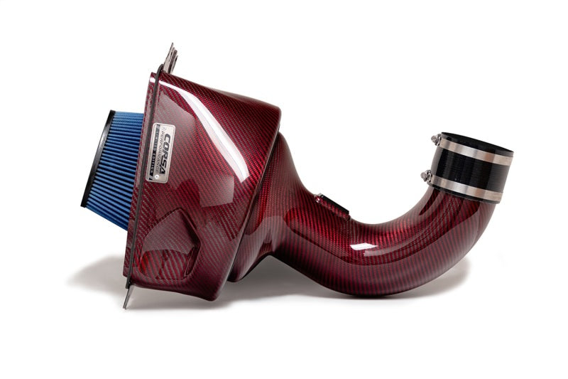 Corsa 14-19 Chevrolet Corvette C7 6.2L V8 Red Carbon Fiber Air Intake (Does Not Fit Z06/ZR1) - Eaton Motorsports