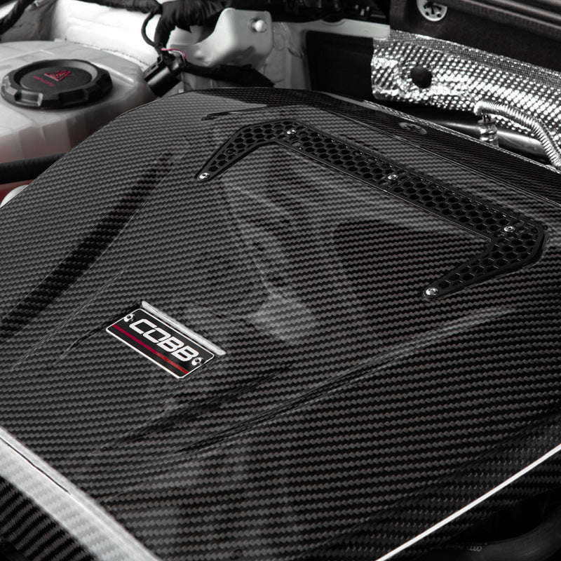 Cobb Volkswagen GTI (MK7/MK7.5/MK8) / Golf R / Audi A3 & S3 (8V) Redline Carbon Fiber Engine Cover - Eaton Motorsports