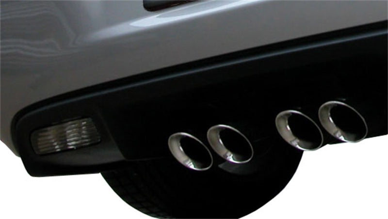 Corsa 05-08 Chevrolet Corvette C6 6.0L V8 Polished Sport Axle-Back Exhaust - Eaton Motorsports