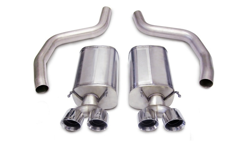 Corsa 06-13 Chevrolet Corvette C6 Z06 7.0L V8 Polished Sport Axle-Back Exhaust - Eaton Motorsports