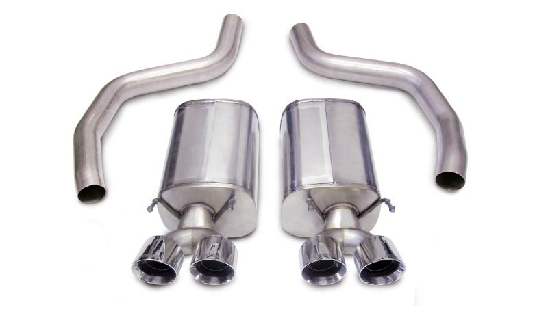Corsa 06-13 Chevrolet Corvette C6 Z06 7.0L V8 Polished Sport Axle-Back Exhaust - Eaton Motorsports