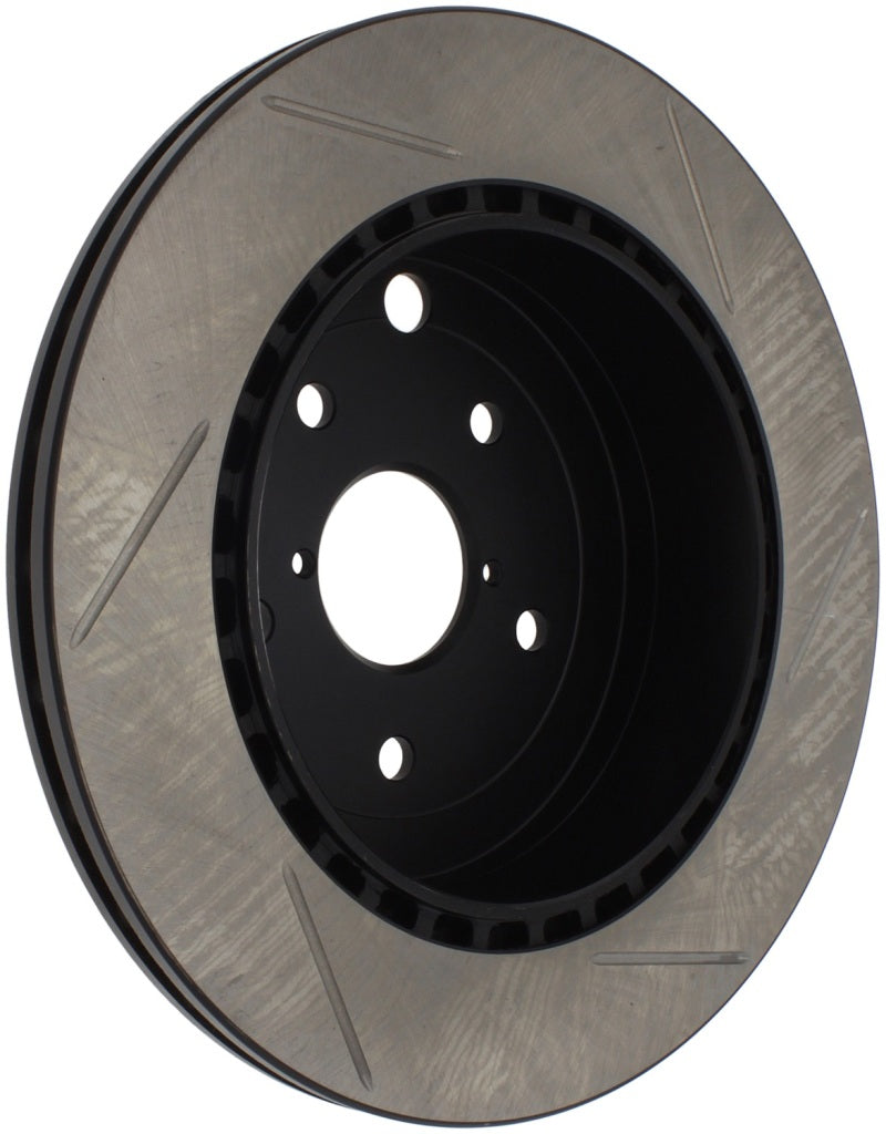 StopTech Power Slot 08-10 Subaru Impreza STi Rear Right Slotted Rotor - Eaton Motorsports
