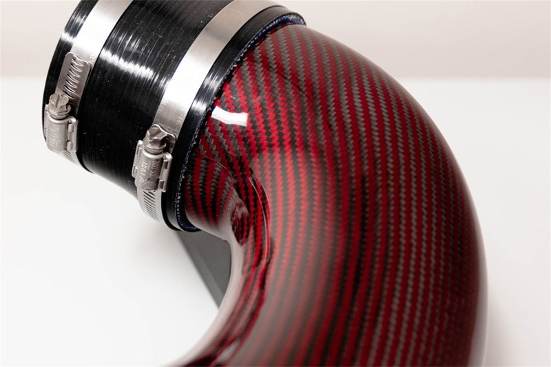 Corsa 15-19 Chevrolet Corvette C7 Z06 6.2L V8 Red Carbon Fiber Air Intake (Does Not Fit ZR1) - Eaton Motorsports