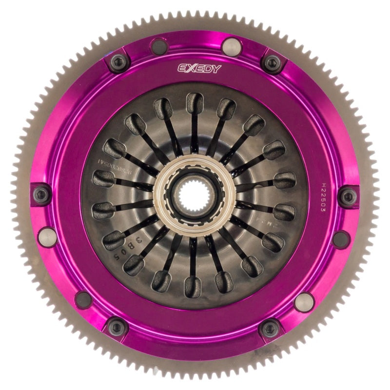 Exedy 2005-2005 Saab 9-2X Aero H4 Hyper Single Clutch Sprung Center Disc Pull Type (w/FW Bolts) - Eaton Motorsports