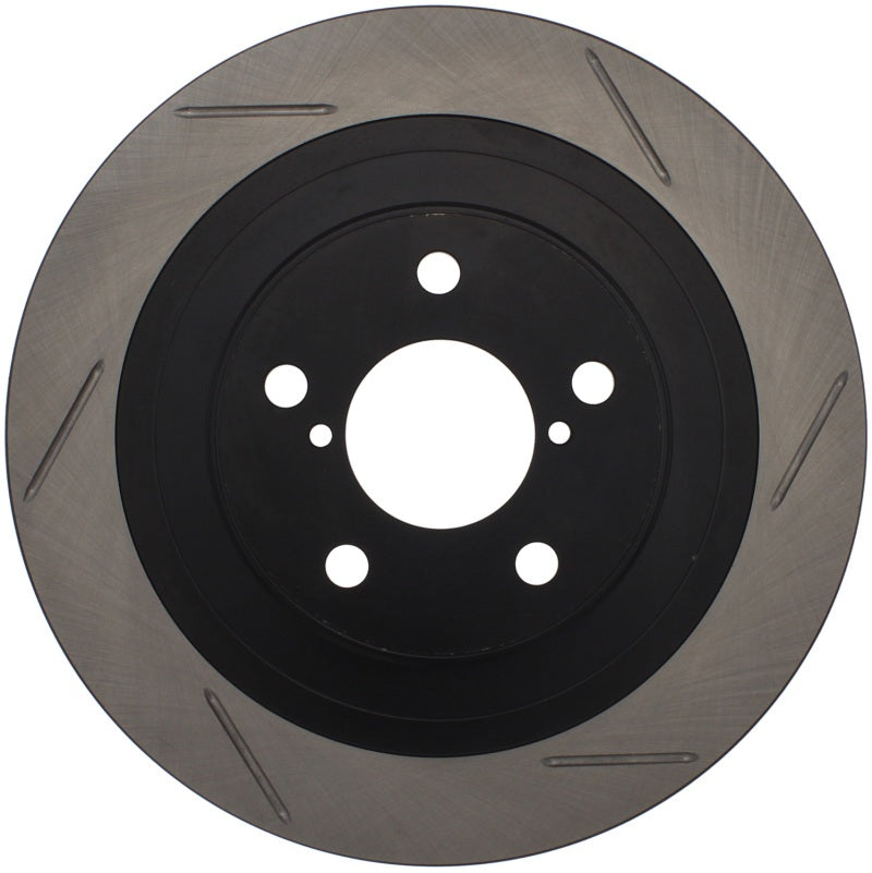 StopTech Power Slot 06-07 WRX / 05-08 LGT Rear Left Slotted Rotor - Eaton Motorsports