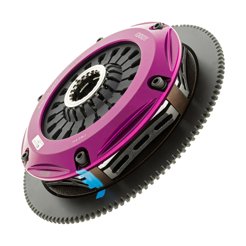 Exedy 2004-2014 Subaru Impreza WRX STI H4 Hyper Twin Cerametallic Clutch Sprung Center Disc Pull - Eaton Motorsports