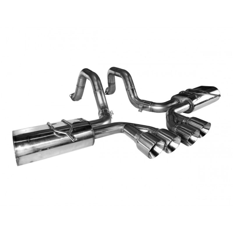 Kooks 97-04 Chevy Corvette Full 3in Axleback w/Pol Tips Requires 3in X-Pipe - Eaton Motorsports