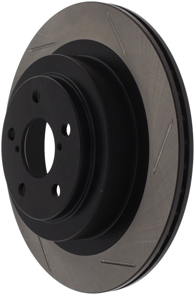StopTech Power Slot 06-07 WRX / 05-08 LGT Rear Left Slotted Rotor - Eaton Motorsports