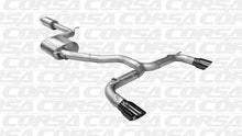 Load image into Gallery viewer, Corsa 14-15 Volkswagen GTI Mk7 Black Sport 3.0in Cat-Back Dual Rear Exit with Single Pro-Series Tips - Eaton Motorsports