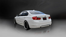 Load image into Gallery viewer, Corsa 12-14 BMW 335i Sedan RWD F30 3in Polished Touring Dual Rear Single 3.5in Tip Cat-Back Exhaust - Eaton Motorsports