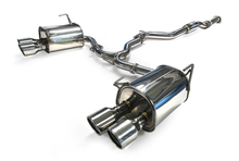 Load image into Gallery viewer, Invidia 15+ Subaru WRX/STI 4Dr Q300 Twin Outlet Rolled Stainless Steel Quad Tip Cat-Back Exhaust - Eaton Motorsports