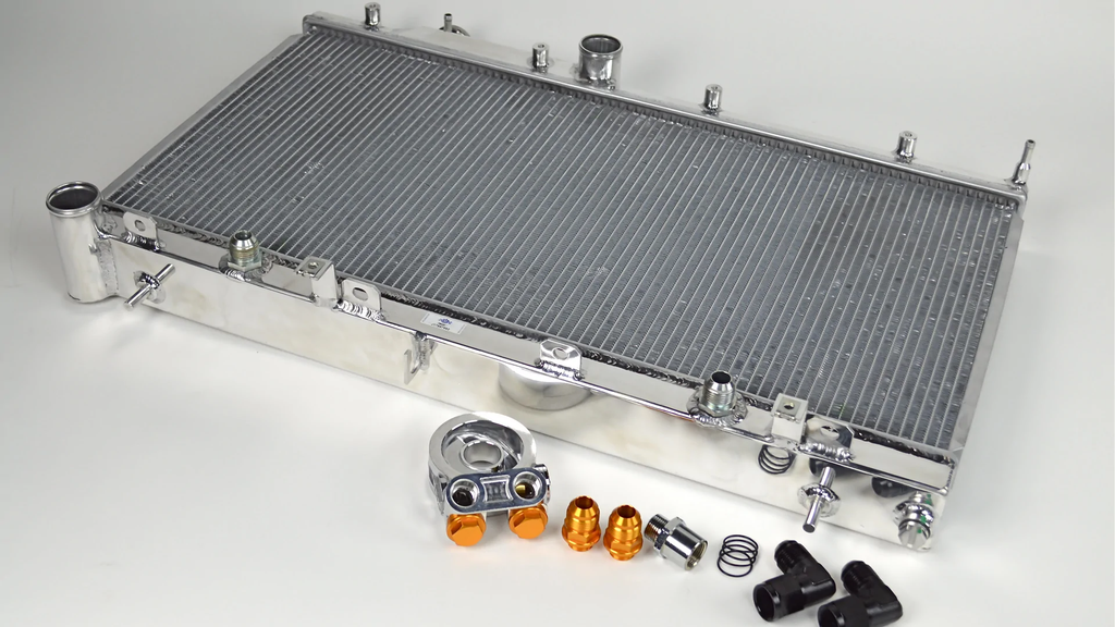 CSF 02-07 Subaru WRX/STI Radiator w/Built-In Oil Cooler/Filler Neck - Eaton Motorsports