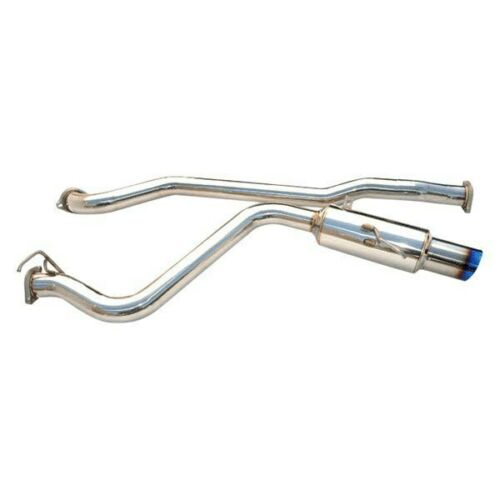 Invidia 08-09 WRX Sedan 76mm (101mm tip) RACING Titanium Tip Cat-back Exhaust - Eaton Motorsports