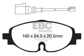 EBC 14+ Audi A3 1.8 Turbo Greenstuff Front Brake Pads - Eaton Motorsports