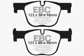 EBC 12+ BMW 335 3.0 Turbo (F30) Redstuff Rear Brake Pads - Eaton Motorsports