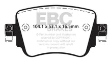 Load image into Gallery viewer, EBC 15-21 Volkswagen GTi 2.0 Turbo Yellowstuff Rear Brake Pads - Eaton Motorsports