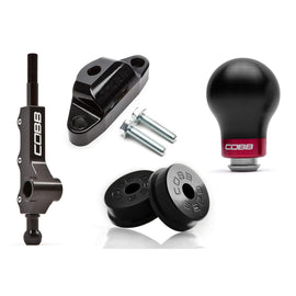 Cobb 02-07 Subaru WRX 5MT Stg 1+ Drivetrain Pkg w/Tall Shifter (Weighted Knob) - Black - Eaton Motorsports