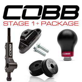 Cobb 02-07 Subaru WRX 5MT Stg 1+ Drivetrain Pkg w/Wide Barrel Shifter (Weighted Knob) - White - Eaton Motorsports