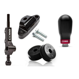 Cobb 08+ Subaru WRX / 05-09 LGT / 06-08 FXT 5MT Stg 1+ Drivetrain Pkg (Tall Weighted Knob) - Black - Eaton Motorsports