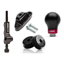 Cobb 08+ Subaru WRX / 05-09 LGT / 06-08 FXT 5MT Stg1+ Drivetrain Pkg (Weighted Knob) - Black - Eaton Motorsports