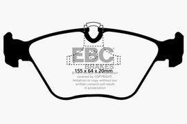 EBC 04-06 BMW X3 2.5 (E83) Greenstuff Front Brake Pads - Eaton Motorsports