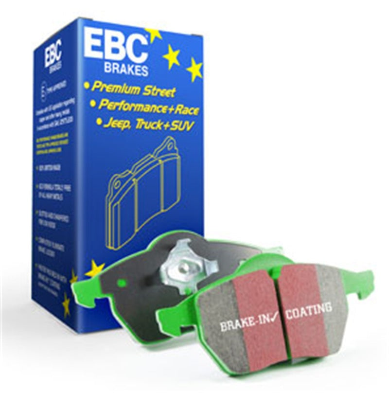 EBC 12+ Subaru BRZ 2.0 (solid rear rotors) Greenstuff Rear Brake Pads - Eaton Motorsports