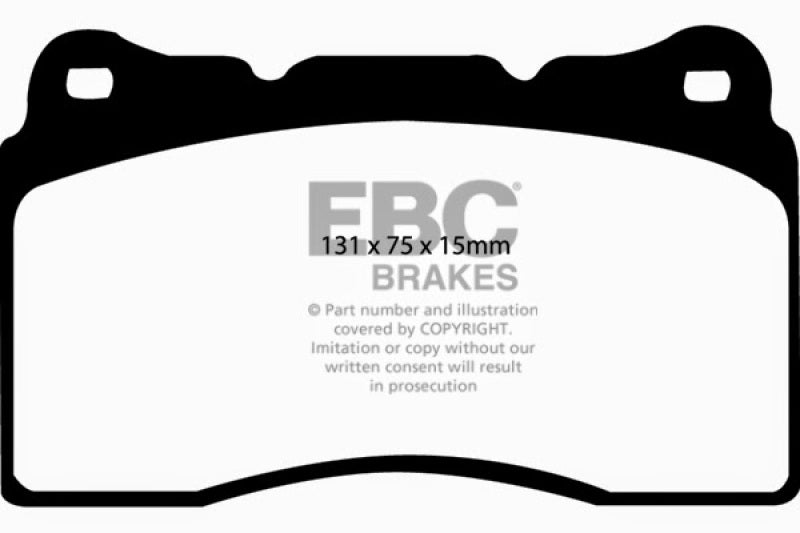 EBC 04-08 Acura TL 3.2 (Manual)(Brembo) Greenstuff Front Brake Pads - Eaton Motorsports