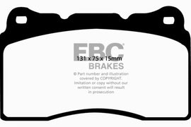 EBC 17-21 Honda Civic Type-R (FK8) Yellowstuff Front Brake Pads - Eaton Motorsports