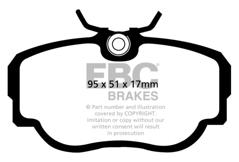 EBC 83-85 BMW 318 1.8L (E30) Bluestuff Front Brake Pads - Eaton Motorsports